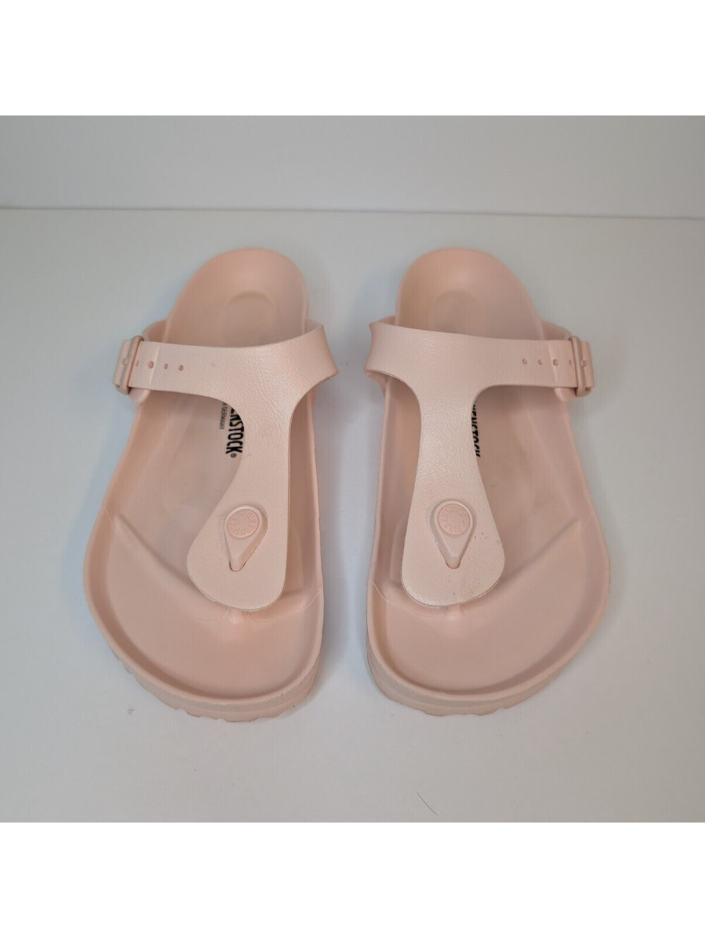 Birkenstock Gizeh Essentials EVA Sandals Light Pink Women’s Beach Sz 11